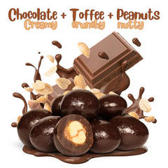 Dark Chocolate Toffee Coated Peanuts - It's Delish (photo 3)