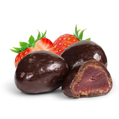 Dark Chocolate Covered Dried Strawberries Bulk Bag - It's Delish (photo 8)