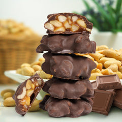 Chocolate Caramel Rice Crispies Clusters — Red Gift Box - It's Delish (photo 4)