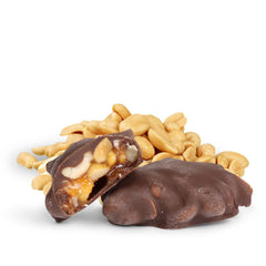 Chocolate Caramel Rice Crispies Clusters — Red Gift Box - It's Delish (photo 7)
