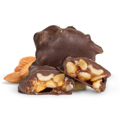 Chocolate Caramel Rice Crispies Clusters — Red Gift Box - It's Delish (photo 9)