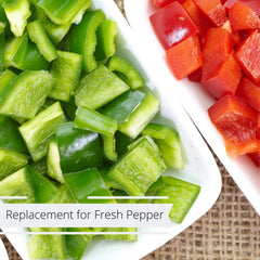 Dehydrated Green Bell Peppers 3 LBS Gallon SizeJug - It's Delish (photo 6)
