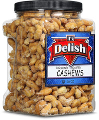 BBQ Honey Roasted Cashews — Jumbo Jar - It's Delish