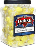 Yellow Mango Taffy Chews — Jumbo Jar