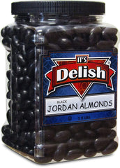 Black Jordan Almonds — Jumbo Jar - It's Delish