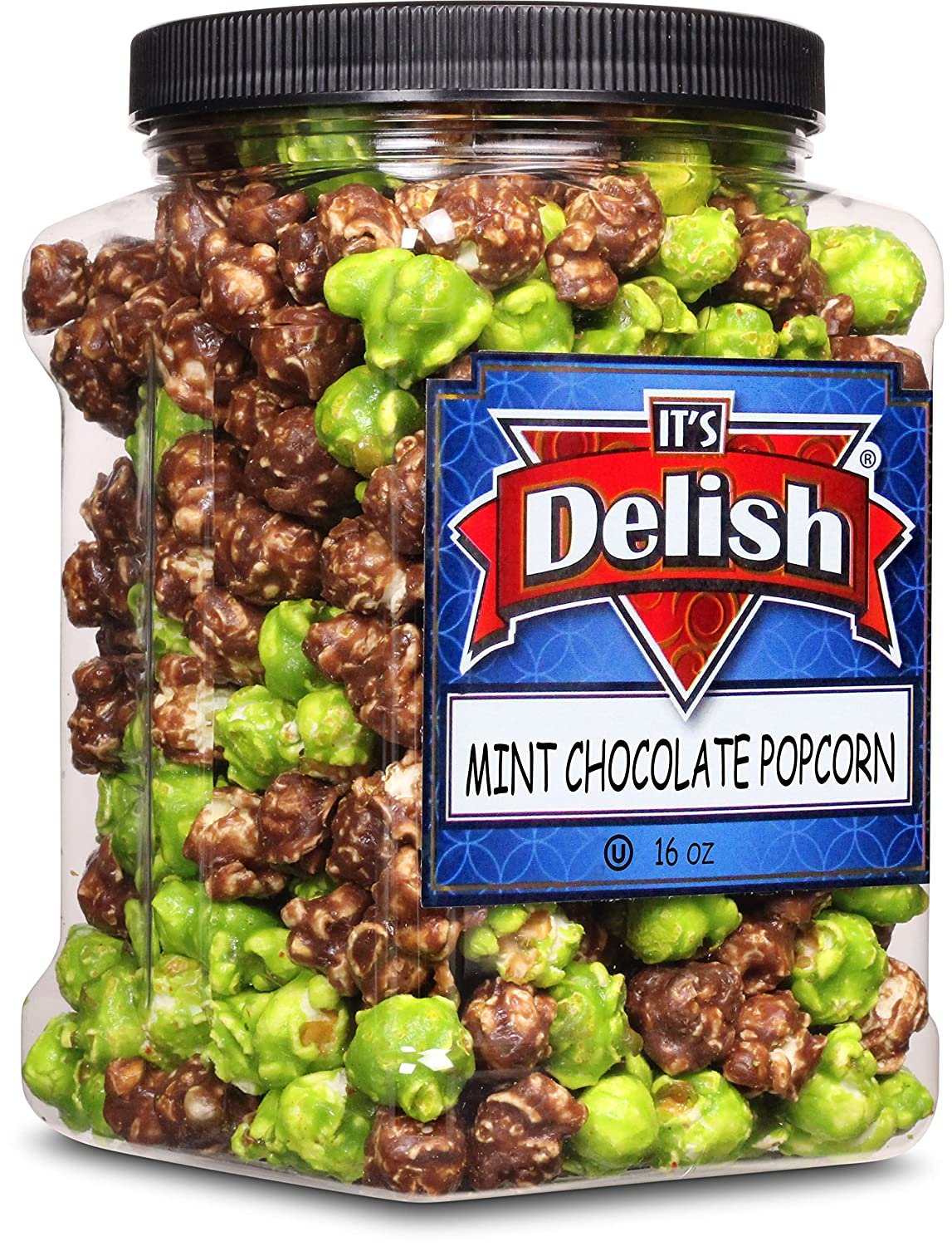 Mint Chocolate Popcorn — Jumbo Jar - It's Delish