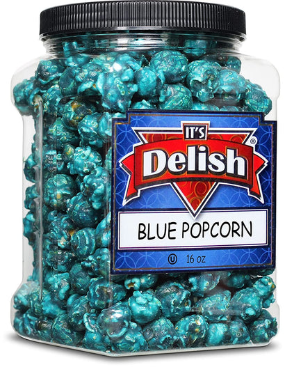 Blue Raspberry Popcorn — Jumbo Jar - It's Delish
