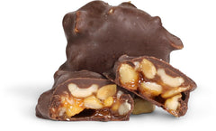 Chocolate Caramel Rice Crispies Clusters — Red Gift Box - It's Delish (photo 6)