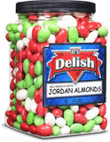 Christmas Jordan Almonds — Jumbo Jar