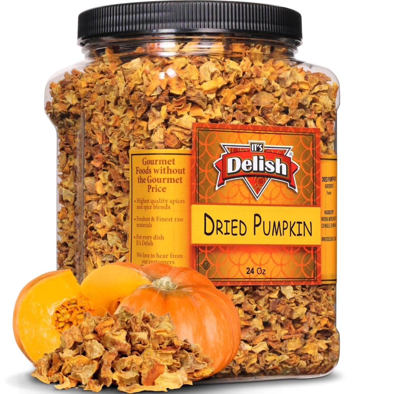 Dried Pumpkin Pieces — Jumbo Jar - It's Delish