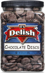 Dark Chocolate Discs — Jumbo Jar - It's Delish (photo 3)