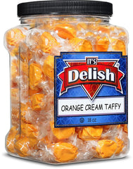 Orange Cream Taffy Chews — Jumbo Jar - It's Delish