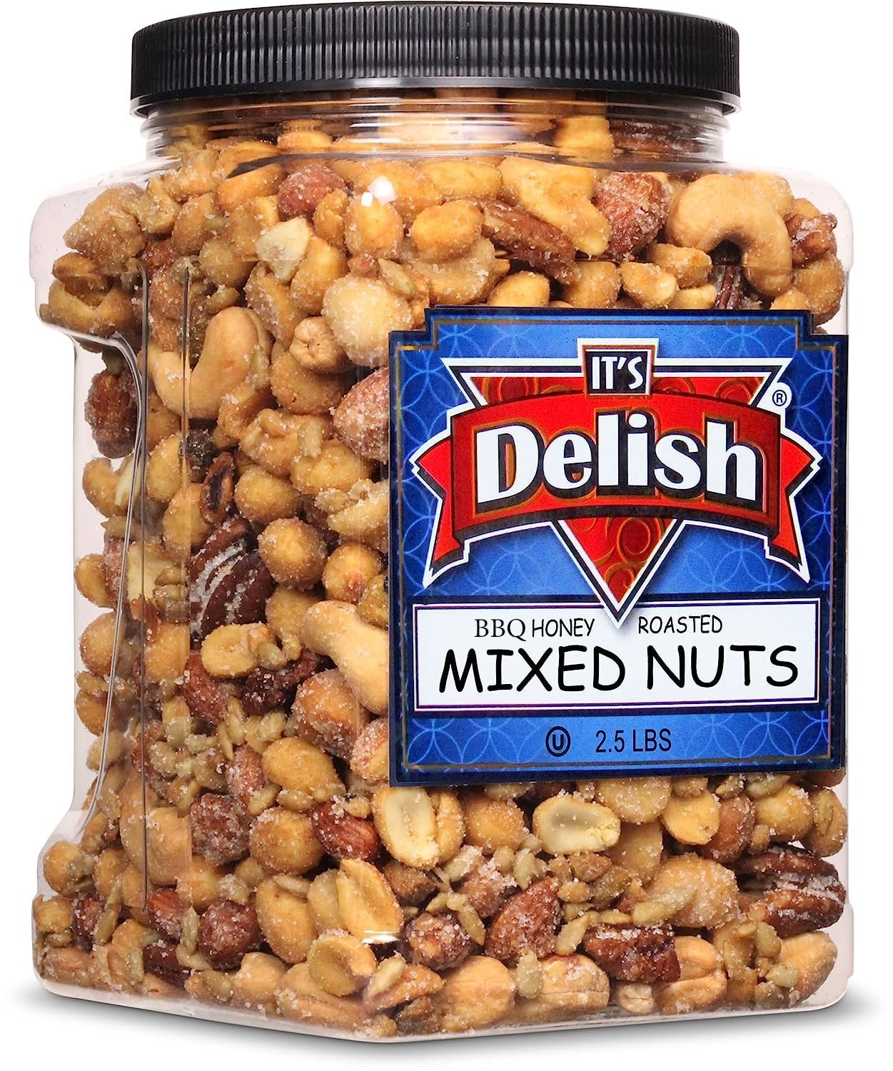 BBQ Honey Roasted Mixed Nuts — Jumbo Jar - It's Delish