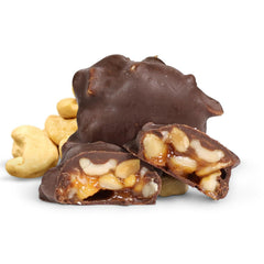 Chocolate Caramel Rice Crispies Clusters — Red Gift Box - It's Delish (photo 10)