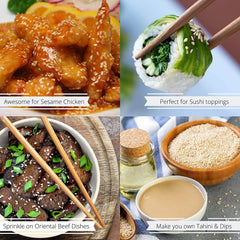 Toasted White Sesame Seeds — Jumbo Jar - It's Delish (photo 6)