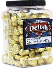 Chocolate Creme Mints - Jumbo Jar - It's Delish