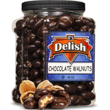 Dark Chocolate Covered Walnuts — Jumbo Jar
