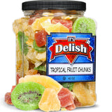 Tropical Dried Mixed Fruit Chunks  Jumbo Jar