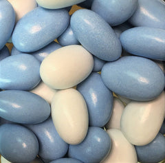 Jordan Almonds, Blue & White - It's Delish