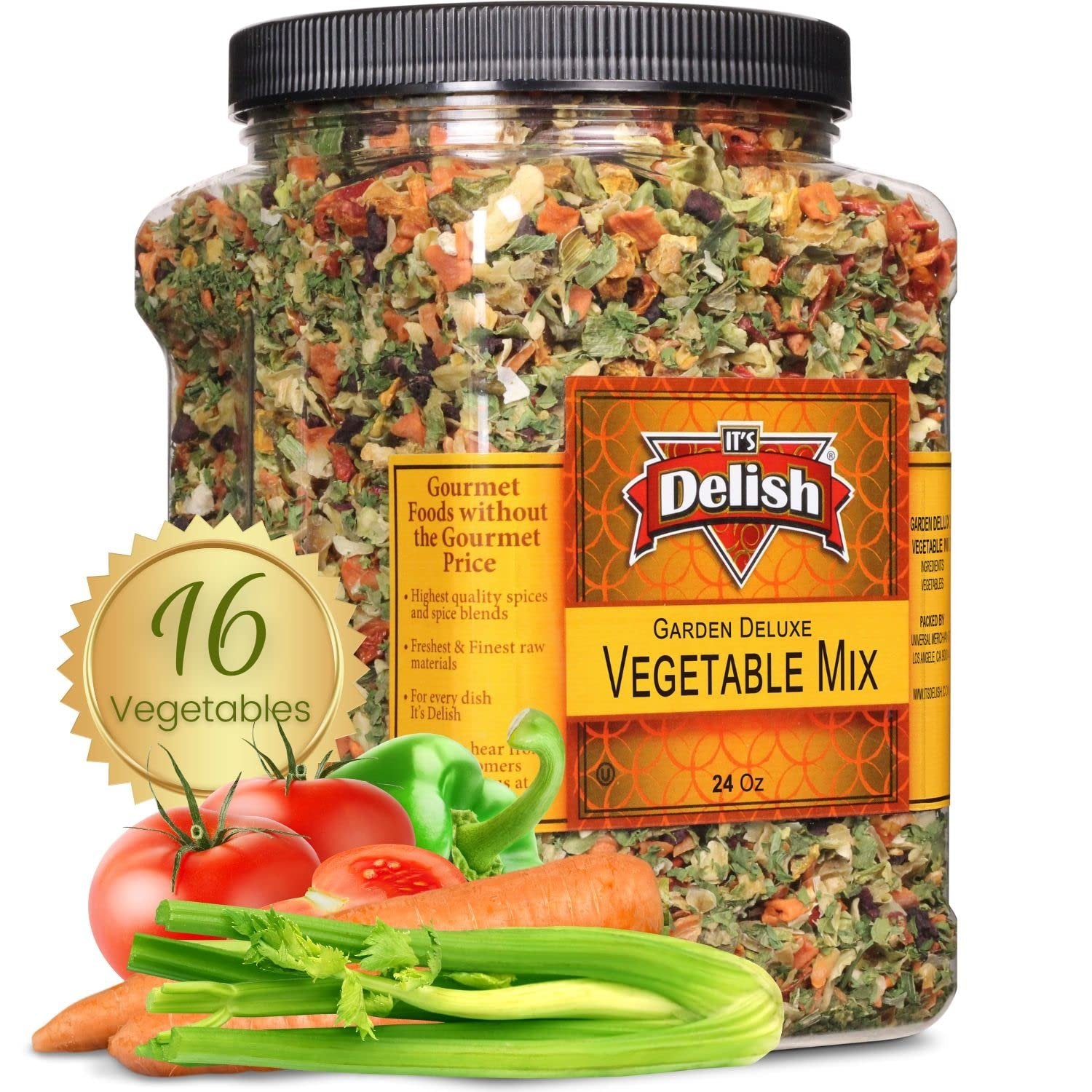 Garden Deluxe Vegetable Soup Mix — Jumbo Jar - It's Delish