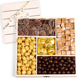 Classy Candy Gift Tray  Wood Gift Basket with Lid