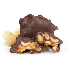 Milk Chocolate Peanut Caramel Clusters — Red Gift Box - It's Delish (photo 9)