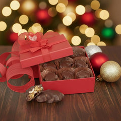 Milk Chocolate Peanut Caramel Clusters — Red Gift Box - It's Delish (photo 19)
