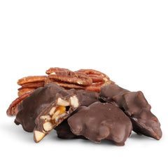 Chocolate Caramel Rice Crispies Clusters — Red Gift Box - It's Delish (photo 14)