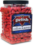 Red Jordan Almonds — Jumbo Jar