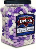 Lavender, Purple & White Jordan Almonds Medley — Jumbo Jar