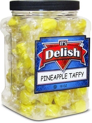 Pineapple Soft Taffy Chews Jumbo Jar - It's Delish