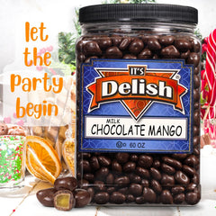 Milk Chocolate Covered Dried Mango Jumbo Jar - It's Delish (photo 3)