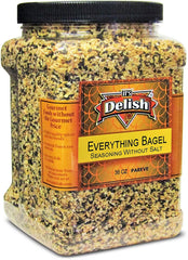 Everything Bagel Seasoning Blend with No Salt — Jumbo Jar - It's Delish