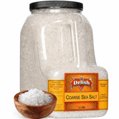 Coarse Sea Salt 7 LBS Bulk Gallon Jug with Handle
