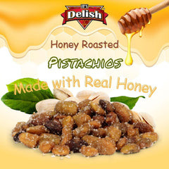 Honey Roasted Shelled Pistachios — Jumbo Jar - It's Delish (photo 2)